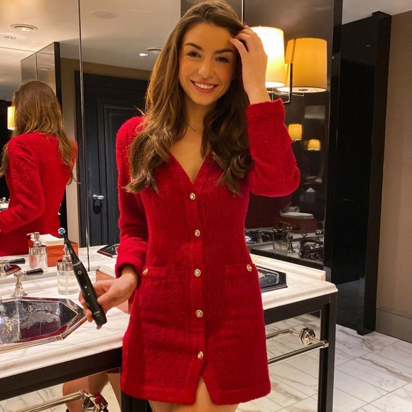 Zara Textured Weave Dress - Picture 11 of 15